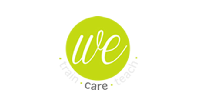 Logotipo da We Care, Teach, Train