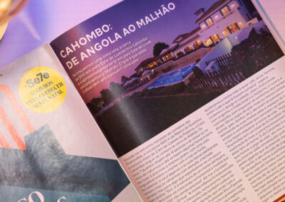 Printscreen of a sponsored content article written for a client and published in Visão magazine, which is part of Clarity's digital marketing portfolio.